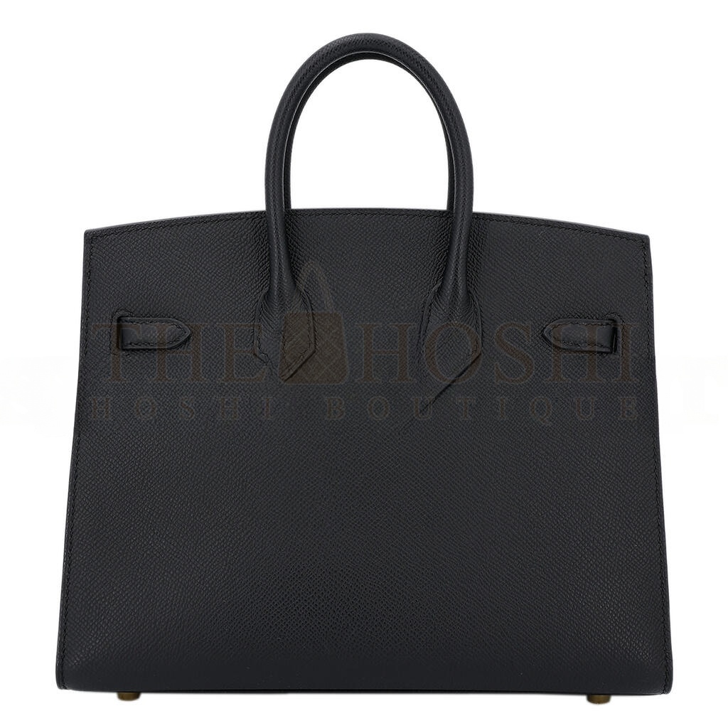 H**me5 BIRKIN 40 89 NOIR BLACK EPSOM LEATHER GOLD BUCKLE BAG 454077 (40*30*21cm) Master Quality